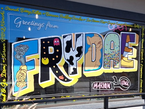 window painting Cedar Rapids