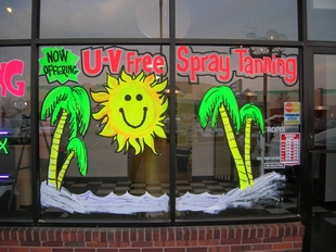 window splashes