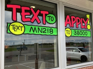 window painting Bismarck