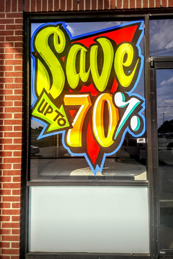 hand painted signs